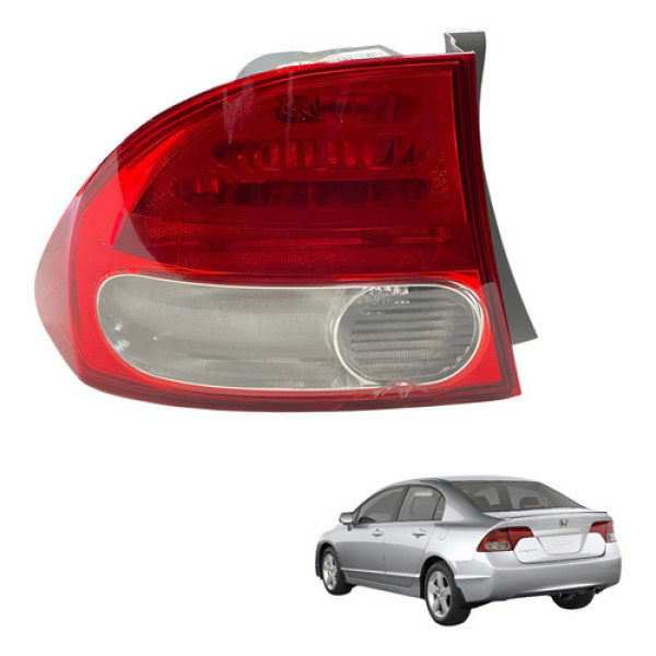 Lanterna Traseira Esquerda Honda Civic 2007 2008 2010
