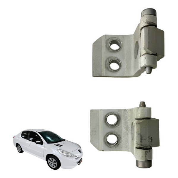 Par Dobradica Porta Diant Direita Peugeot 207 2009 2010 2012