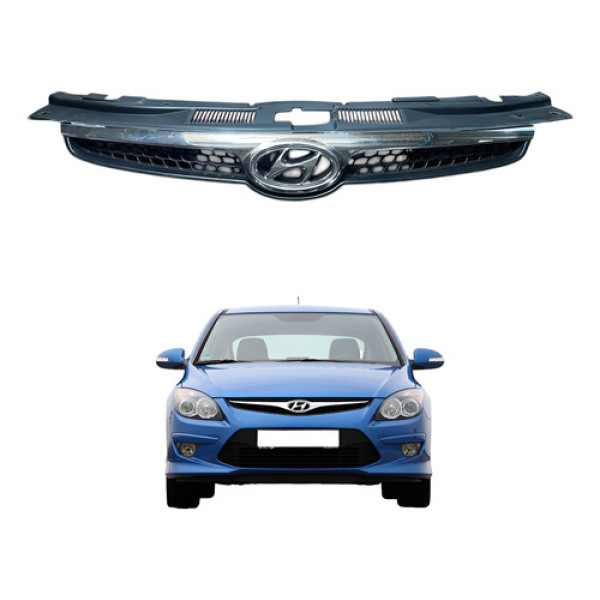 Grade Parachoque Hyundai I30 2009 2010 2012  Cromado