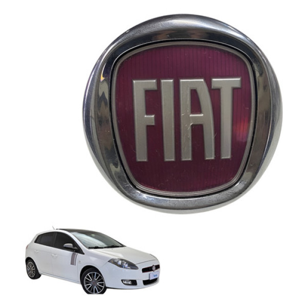 Emblema Tampa Traseira Fiat Bravo Punto 2012 2013 2014