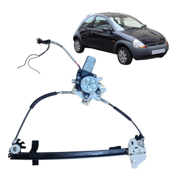Maquina Vidro Eletrico Diante Esquerdo Ford Ka 2005 Gl
