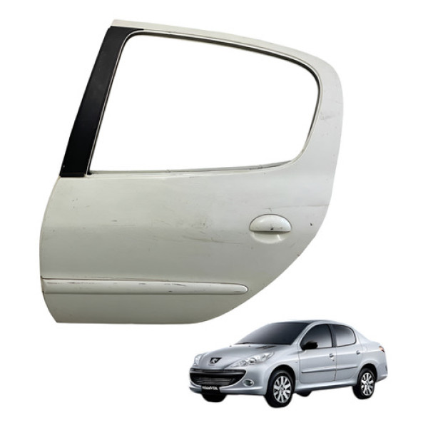 Porta Traseira Esquerda Peugeot 206 207 2008 2011 2012 A