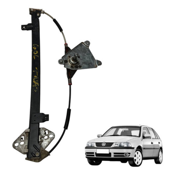 Maquina Vidro Traseiro Direito Manual Gol Vw 2002 2008