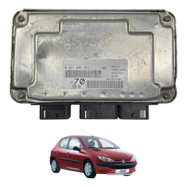 Modulo Injecao Peugeot 206 1.4 2001 2002 2003 2004 2005 2008