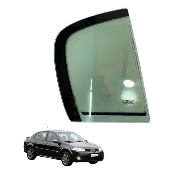 Vidor Fixo Porta Traseira Direita Megane 2007 2008 2009 2011