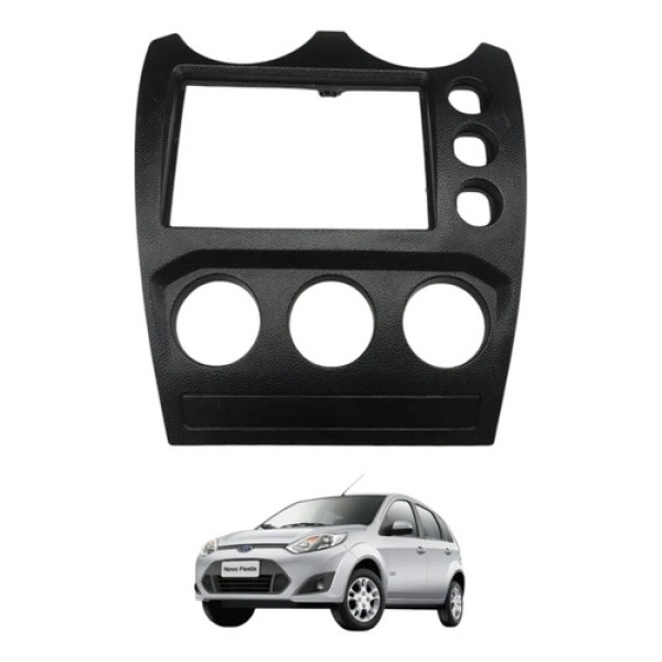 Moldura Acabamento Painel Central Ford Fiesta 2003 2009 2012 Peça 1