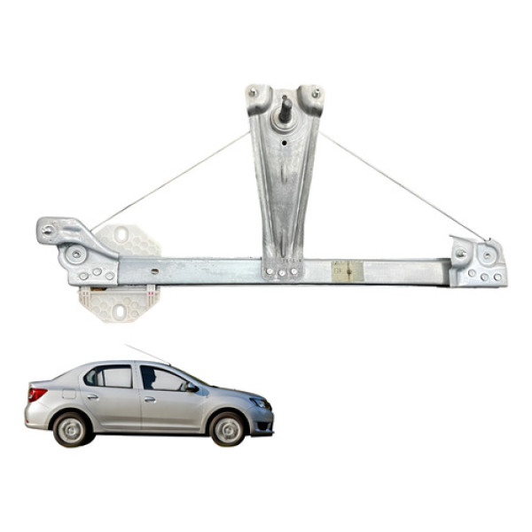 Maquina Vidro Manual Tras Direita Logan 2014 2015 2021