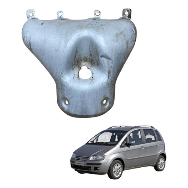 Protetor Coletor Escapamento Fiat Idea 1.8 Hlx 2006 2007