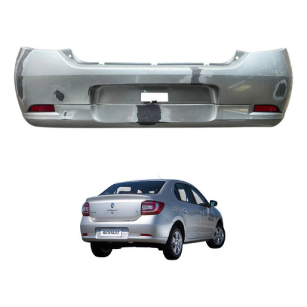 Parachoque Traseiro Renault Logan 2014 2015 2016 2018 2019