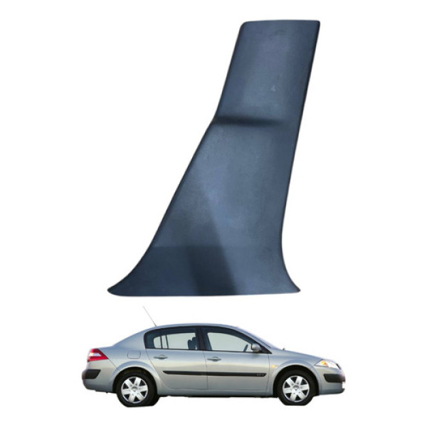 Moldura Coluna Central Direita Renault Megane 2007 2008