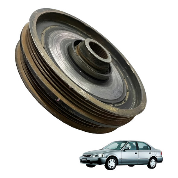 Polia Do Virabrequim Honda Civic 1.6 16v 2000 2001 Lx