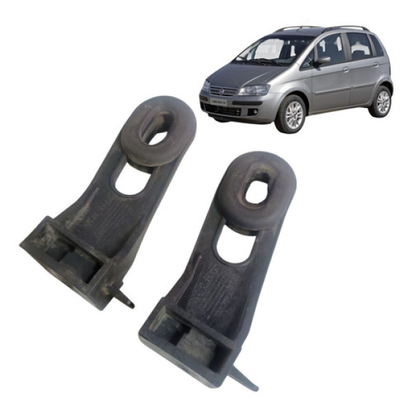 Par Suporte Coxim Radiador Fixacao Idea 2006 2007 Hlx