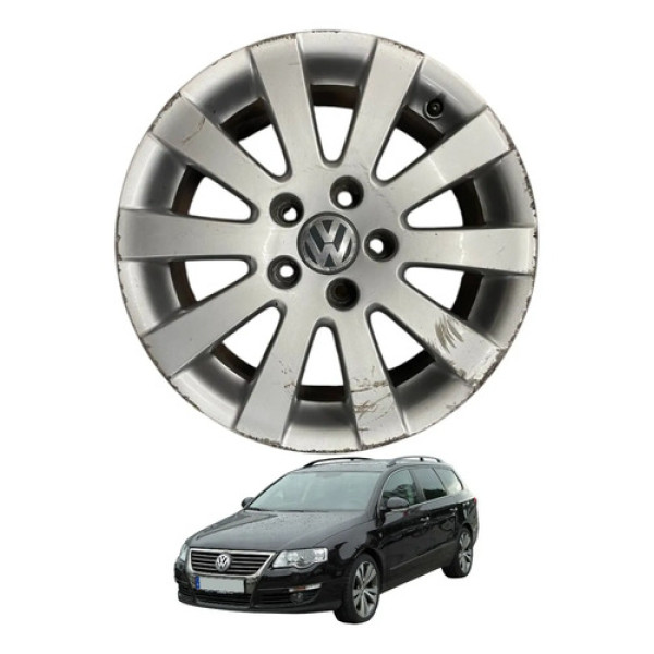 Roda Liga Aro 16 Vw Passat Variant Fsi 2006 2007 2008 2009 Peça 3
