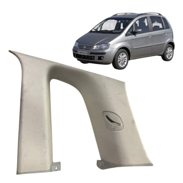 Moldura Coluna Vidro Trasei Direito Idea 2006 2007 Hlx