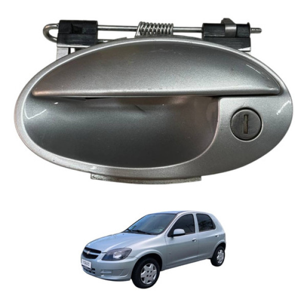 Macaneta Externa Porta Diant Esquerda Gm Celta 2012 2013 Lt