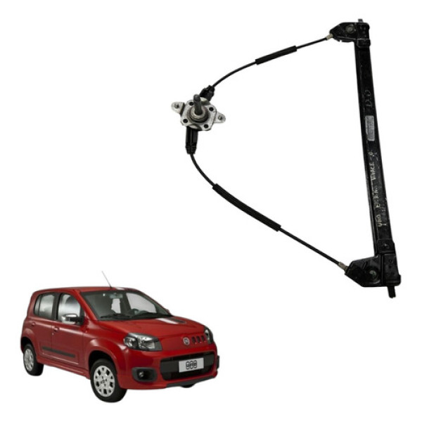 Máquina Vidro Dianteiro Direito Fiat Uno Vivace 2013 2015
