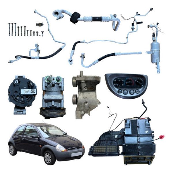 Kit Do Ar Condicionado Ford Ka 1.0 8v Zetec 2005 Gl