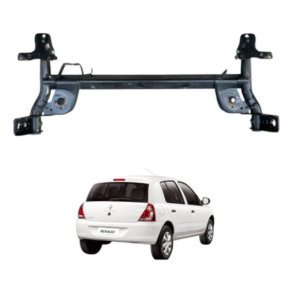 Eixo Traseiro Renault Clio Hatch 2013 2014 2015 2016 S/abs Preto