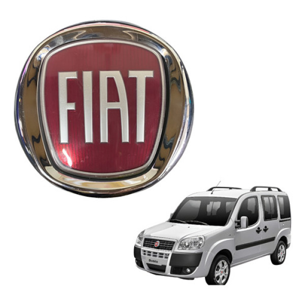 Emblema Tampa Traseira Fiat Doblo Idea 2010 2013 2015
