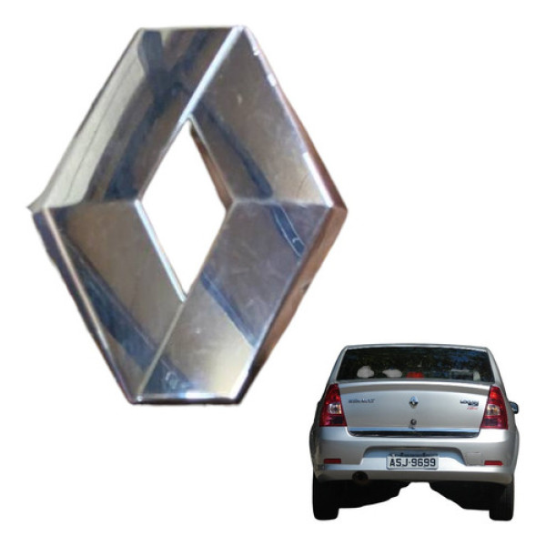 Emblema Porta Malas Renault Logan Sandero 2010 2012