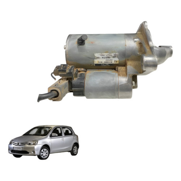 Motor Partida Arranque Toyota Etios 1.3 1.5 2013 2015 2018