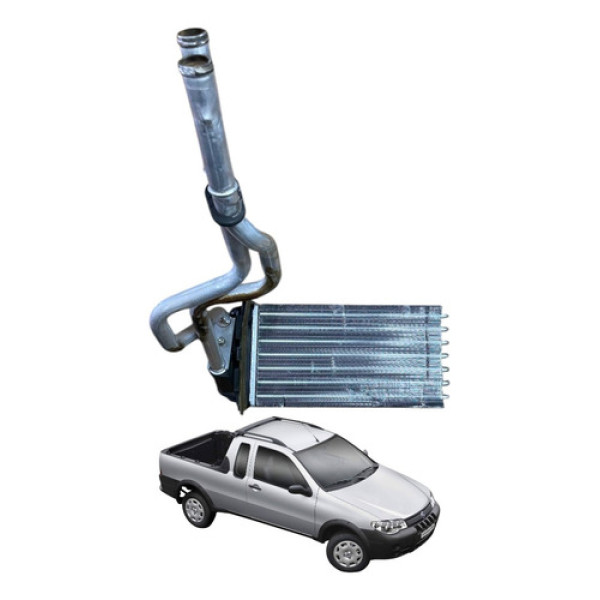 Radiador Ar Quente Fiat Idea Siena Strada 2007 2008 2010