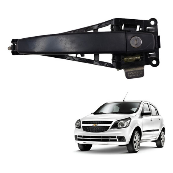 Macaneta Externa Porta Diant Direita Gm Agile 2010 2012 2014