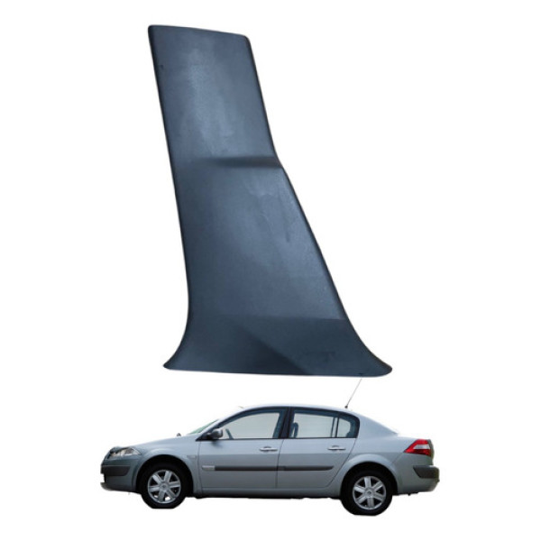 Moldura Coluna Central Esquerda Renault Megane 2007 2008