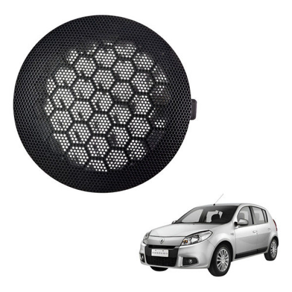 Acabamento Traseiro Alto Falante Renault Sandero 2007 2013