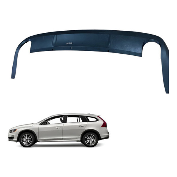 Aplique Parachoque Traseiro Volvo V40 2017 2020