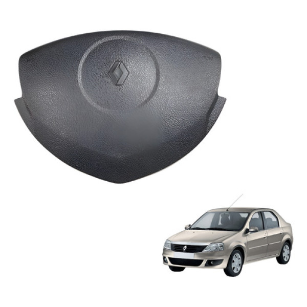Capa Tampa Buzina Do Volante Renault Logan Sandero 08 10 12