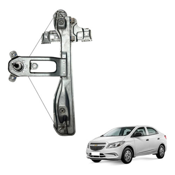 Maquina Vidro Manual Gm Prisma Traseiro Esquerdo 2014 2019