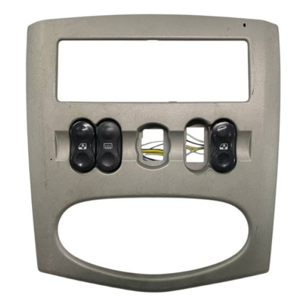 Moldura Acabamento Painel Central Logan 2006 2008 2009 2010