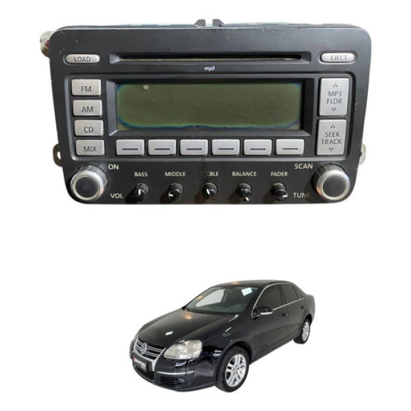 Radio Cd Player Aparelho Som Volkswagen Jetta 2008 2009 2010