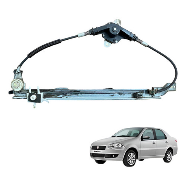 Maquina Vidro Manual Tras Direita Siena 2003 2004 2008 2009