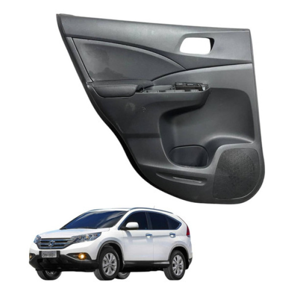 Forro De Porta Traseira Esquerda Honda Crv 2012 Lx