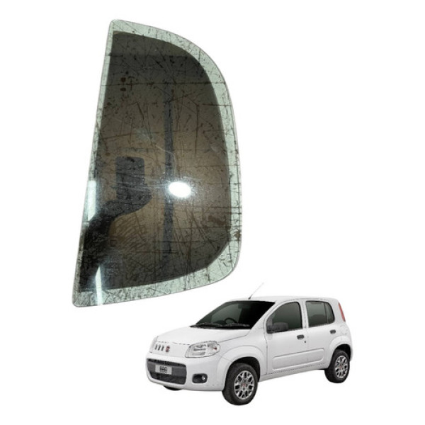 Vidro Fixo Janela Traseira Esquerda Fiat Uno 2010 2012 2015