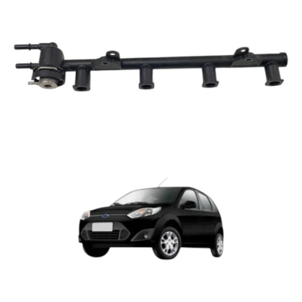 Flauta Bico Injetor Ford Fiesta Zetec 1.0 2011 2012