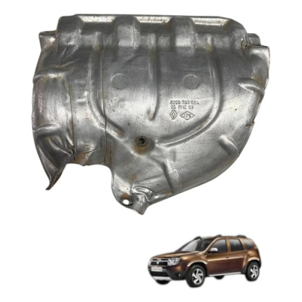 Defletor Calor Coletor Escape 2.0 Megane Duster 2007 2012 13 Peça 2