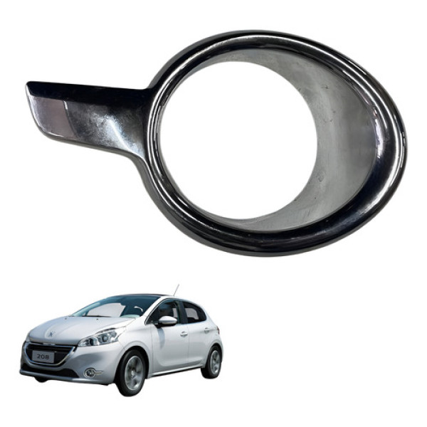 Moldura Farol Milha Direito Peugeot 208 2013 2016