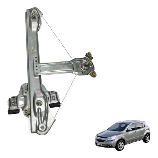 Máquina Vidro Manual Traseira Esquerda Agile 2011 2014