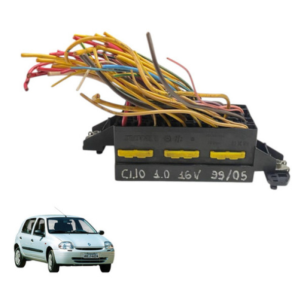 Caixa Fusivel Renault Clio 1.0 16v 1999 2000 2002 2005