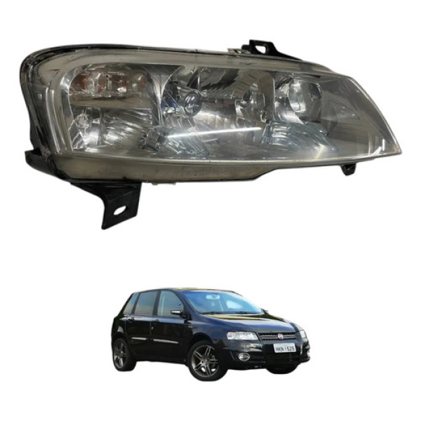 Farol Lado Direito Fiat Stilo 2007 2008 2009 2010 2011 Direito/passageiro