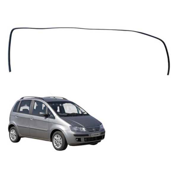 Borracha Lateral Pingadeira Direita Fiat Idea 2006 2007 Hlx