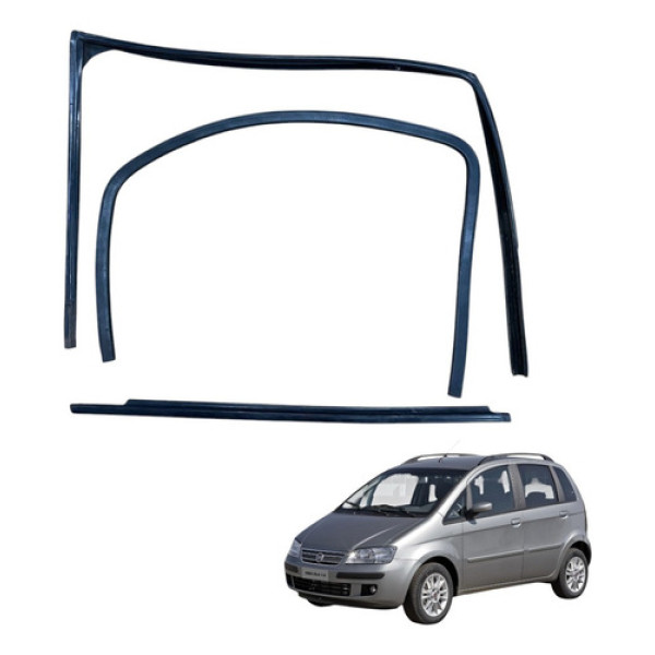 Kit Pestana Dianteira Direita Fiat Idea 2006 2007 Hlx