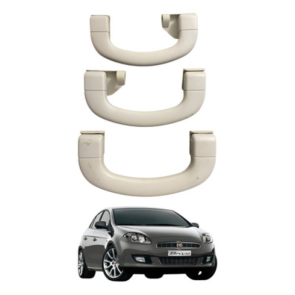 Kit Alca Teto Pqp Fiat Bravo 2011 2012 Essence