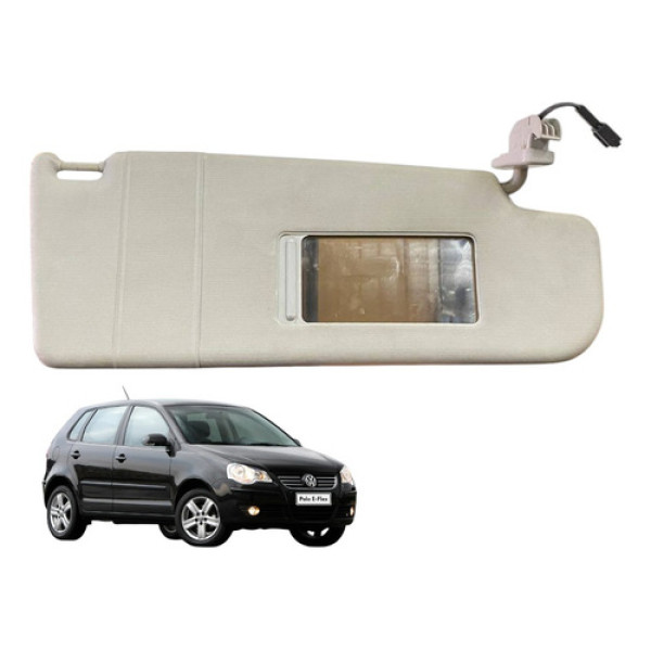 Quebra Sol Lado Direito C/ Espelho Volkswagen Polo 2005 2012