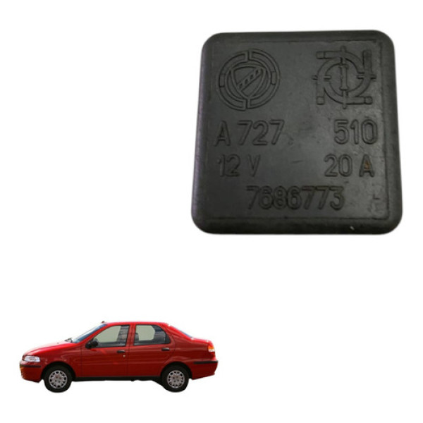 Rele Auxiliar Farol Fiat Uno Siena 1994 1999 2000 2004