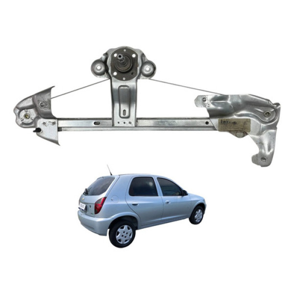 Maquina Vidro Manual Traseira Direita Gm Celta 2012 2013 Lt