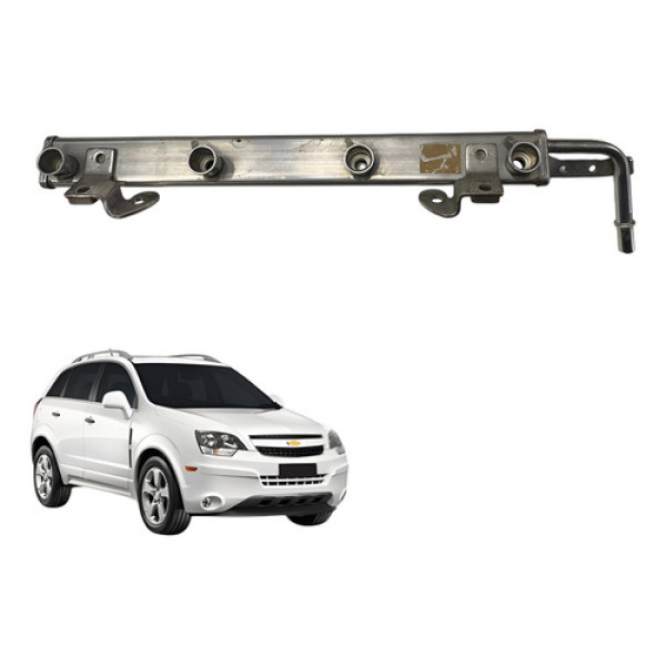 Flauta De Bico Injetor Gm Captiva 2.4 2008 2012